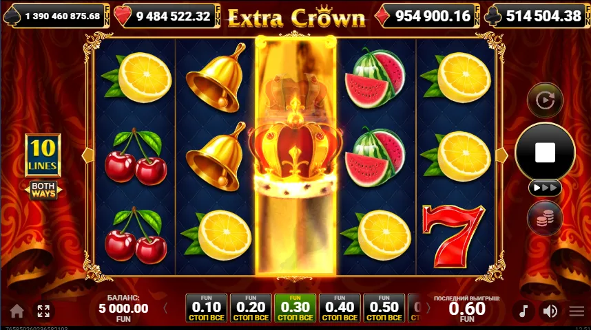 100 Extra Crown Slot