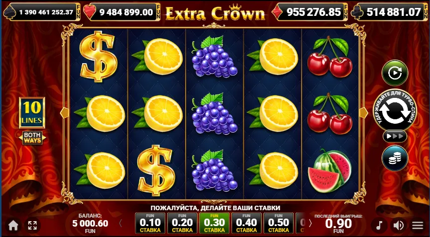 100 Extra Crown spielen
