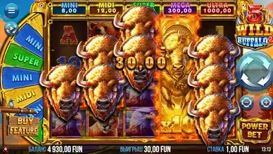 5 White Buffalo 2 demo slots