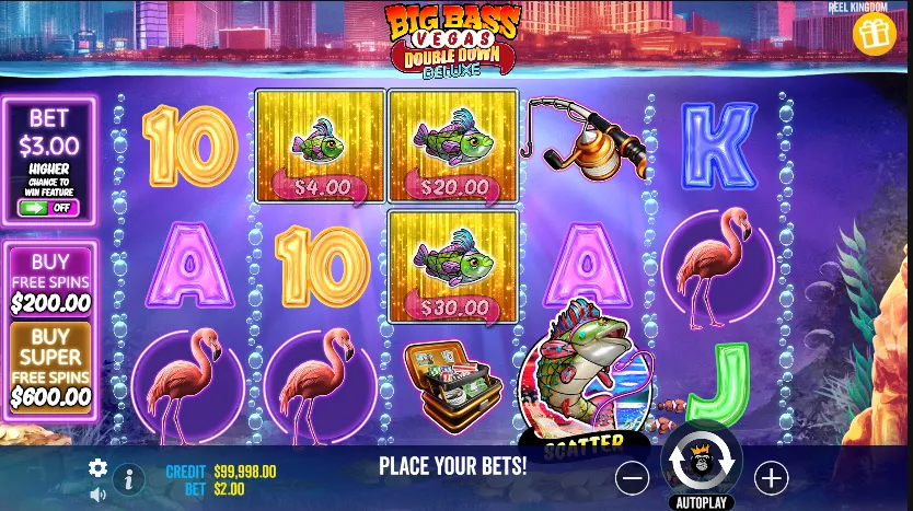 Big Bass Vegas Double Down Deluxe Slot
