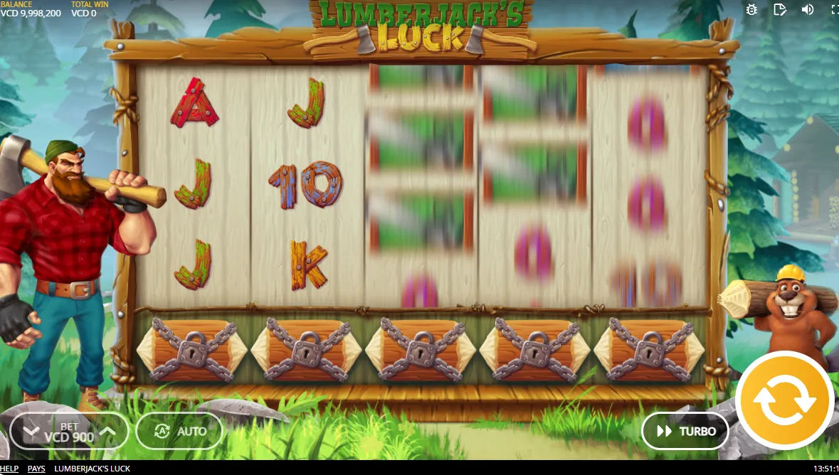 Big Stack Lumberjack スロットシンボル