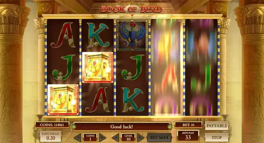 slots Book of Dead con dinero real