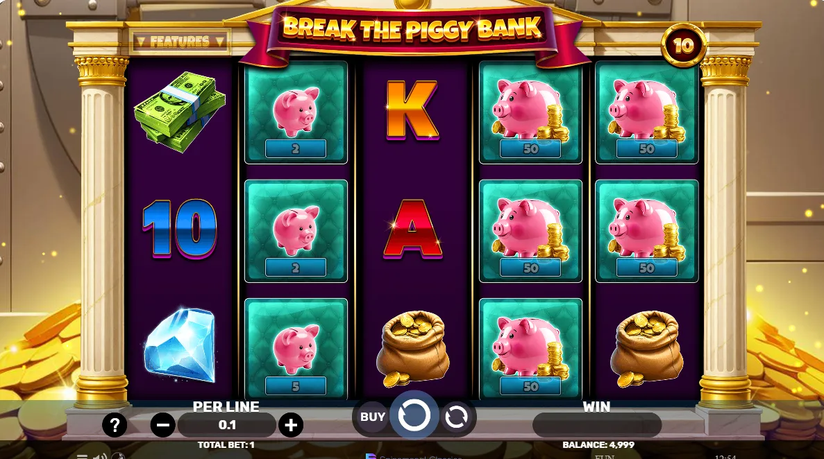 Break the Piggy Bank play