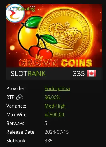 crown coins slot strategijos
