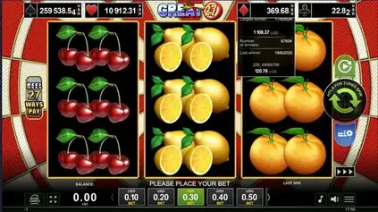 Great 27 Slot Strategie