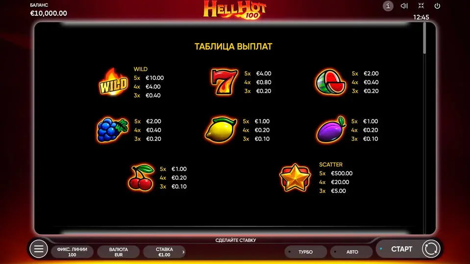 hell hot 100 Symbole