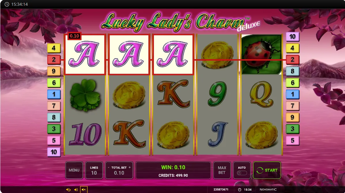 Lucky Lady's Charm Deluxe lošimo automatas