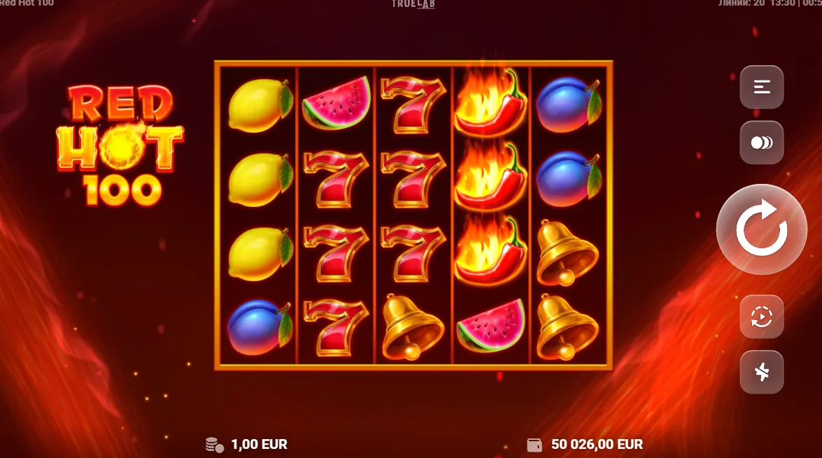 Demo game Red Hot 100