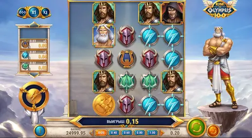 Rise of Olympus 100 slot demo