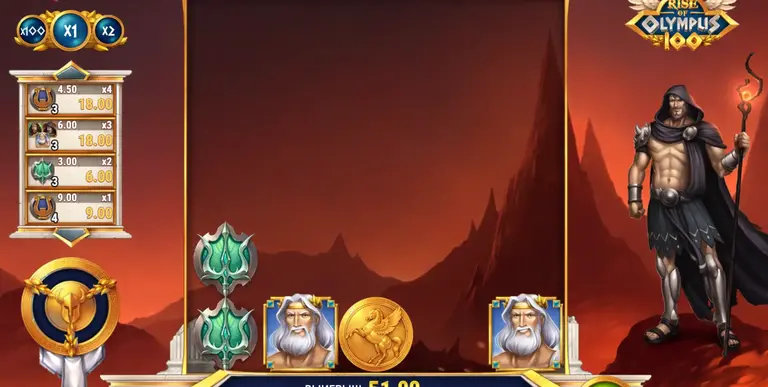 Rise of Olympus 100 slot strategia