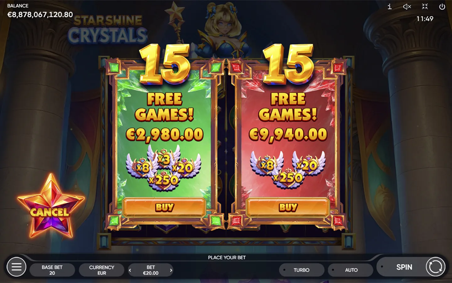 Starshine Crystals free