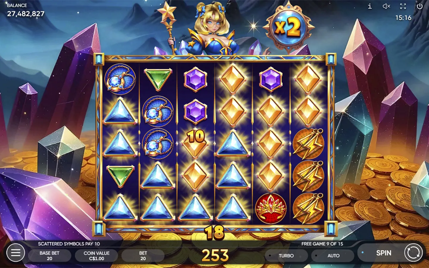 Starshine Crystals slot
