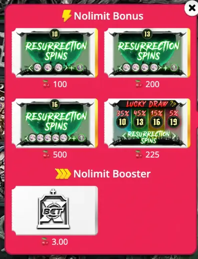The Crypt casino bonuses