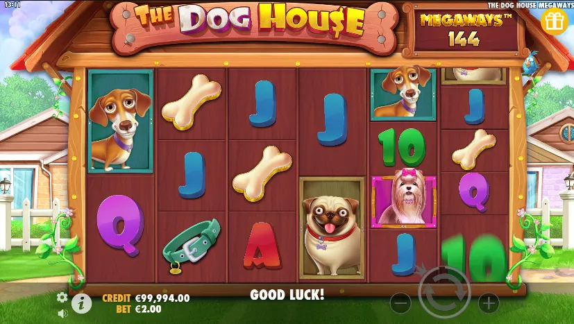 The Dog House Megaways Symbole und Walzen
