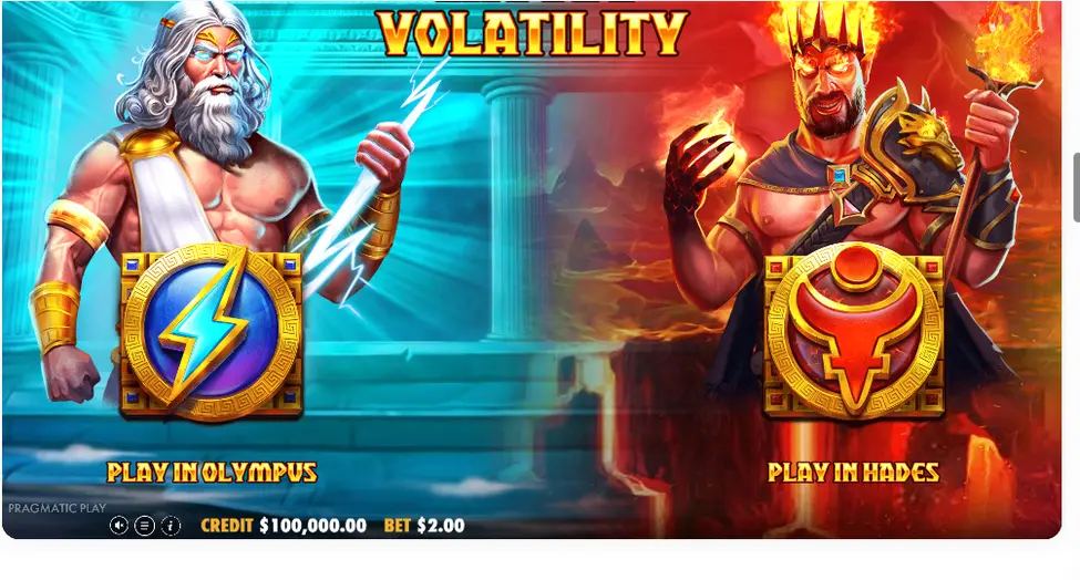 Zeus vs Hades Gods of War 250 Olympus- und Hades-Modus-Auswahl Zeus vs Hades Gods of War 250 Olympus- und Hades-Modus-Auswahl